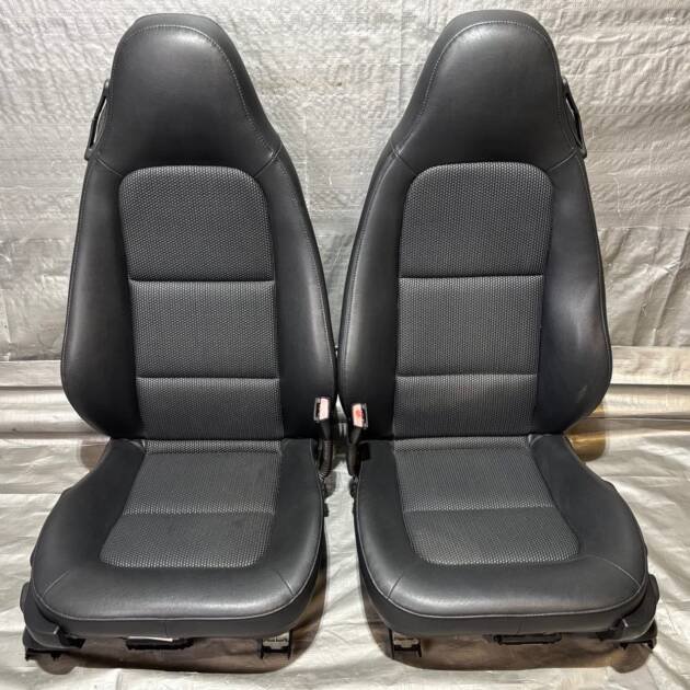 BMW Z3 Black Leather Seats – OEM Front Seats Interior Replacement